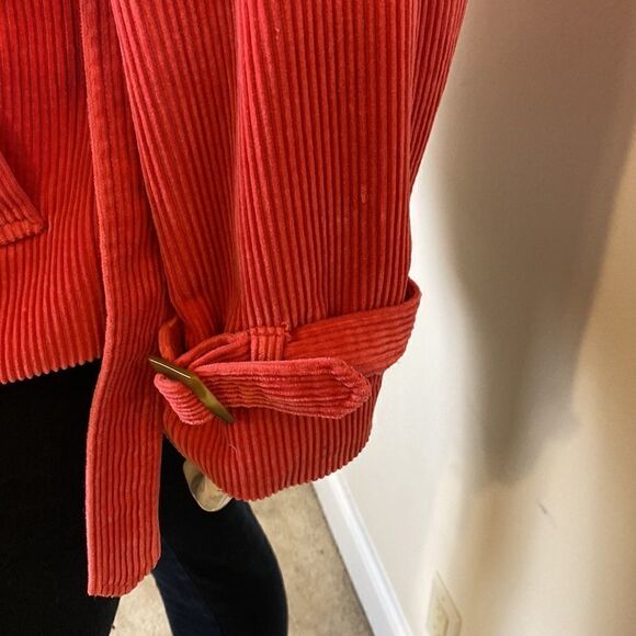 Jones New York Jacket Double-breasted Cotton Corduroy Jacket Size S - Picture 5 of 10